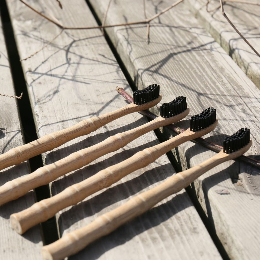 Black Wave Bamboo Toothbrush | Wholesale Eco Toothbrush Factory