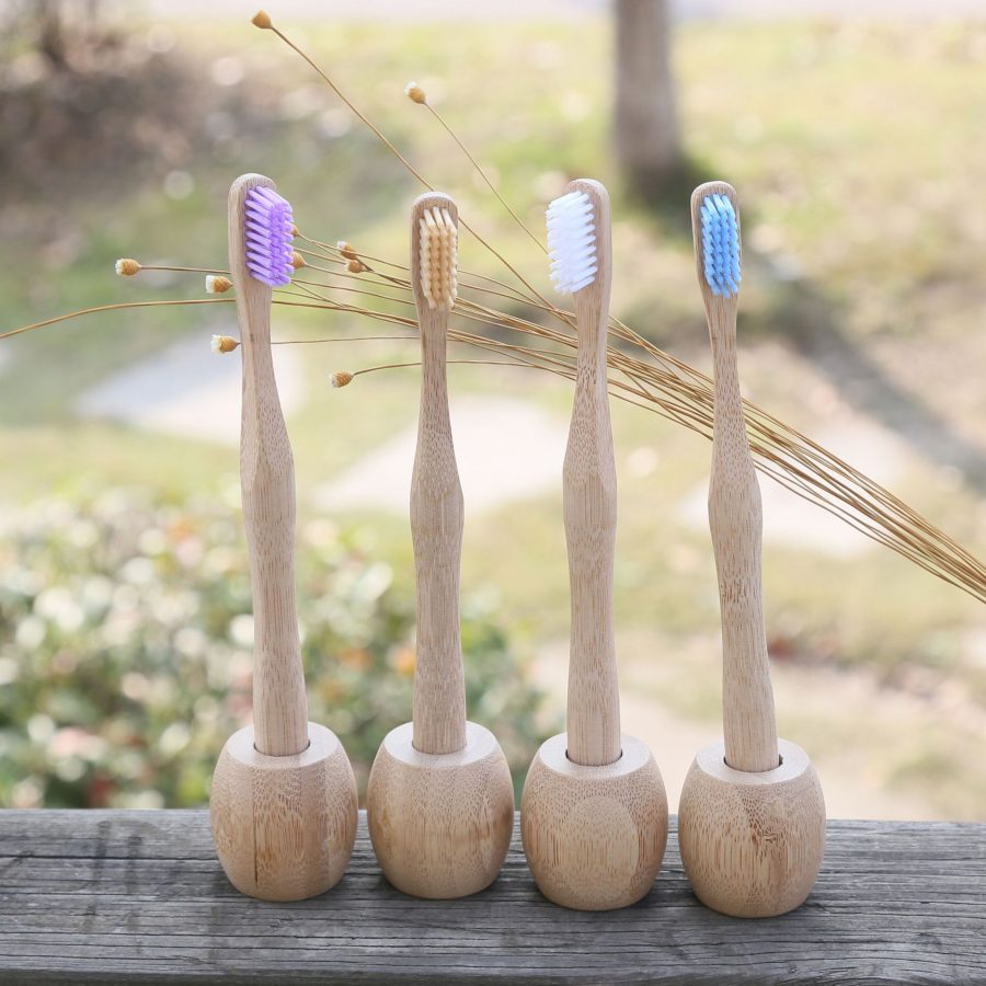 New Hoist Handle Bamboo Toothbrush | Ergonomic Eco Toothbrush