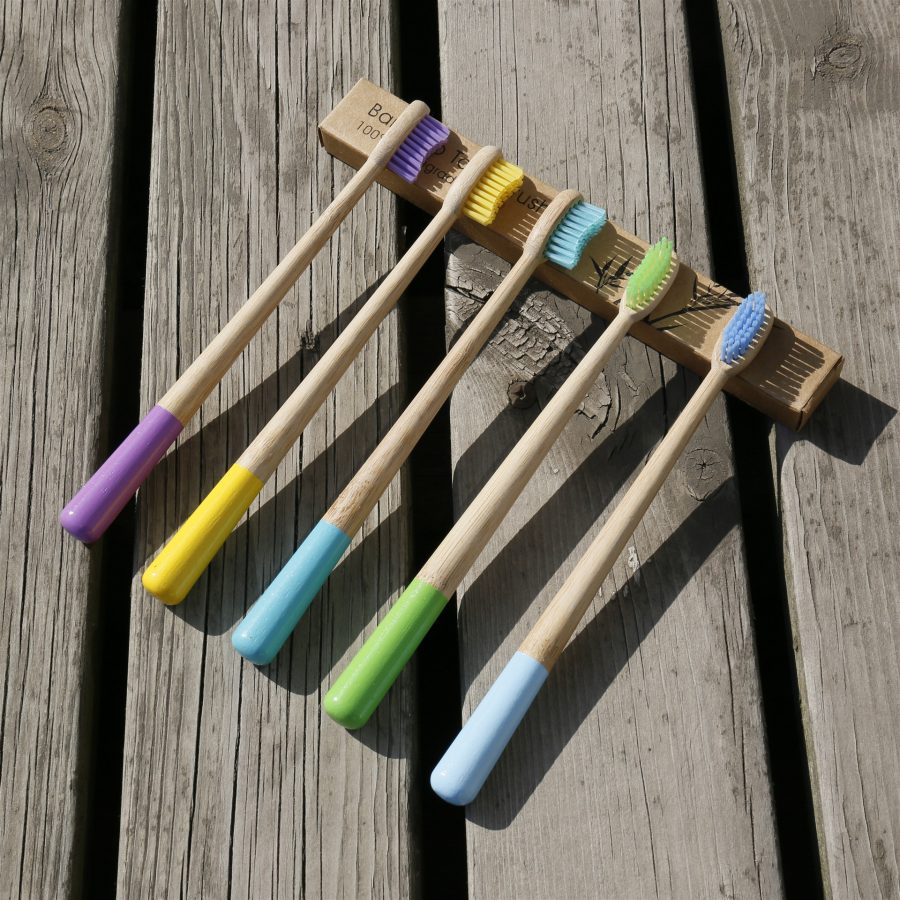 Eco-Friendly Small Cone Bamboo Toothbrush