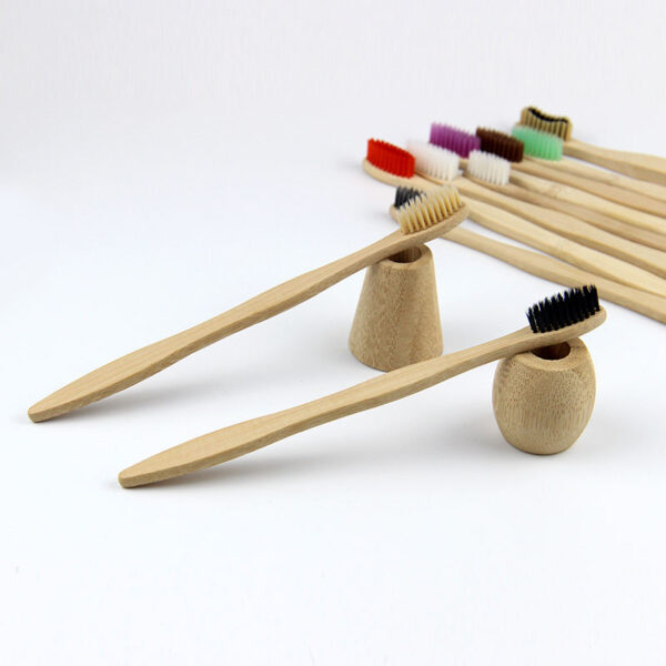 100% Biodegradable Natural Bamboo Toothbrush for Adults
