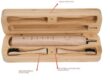 Smart Bamboo Electric Toothbrush with 5 Speeds and Rechargeable Battery