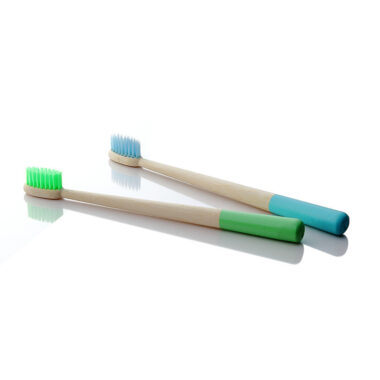 Adult Bamboo Toothbrush with Charcoal Bristles Eco Friendly