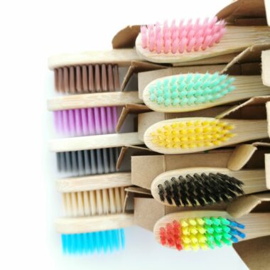 CoralClean Eco-Friendly Adult Bamboo Toothbrush Wooden Zero Waste Brush