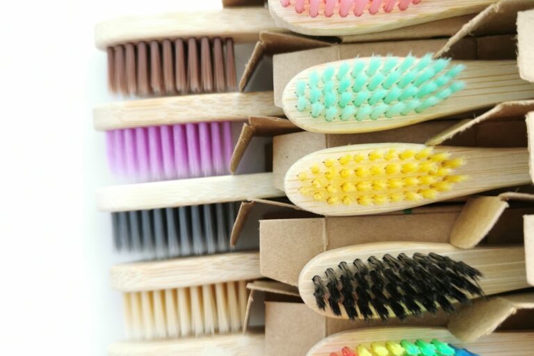 CoralClean Eco-Friendly Adult Bamboo Toothbrush Wooden Zero Waste Brush