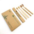 CoralClean Eco-Friendly Adult Bamboo Toothbrush Wooden Zero Waste Brush