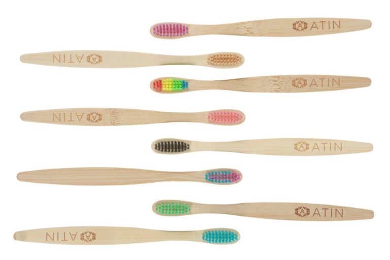 CoralClean Eco-Friendly Adult Bamboo Toothbrush Wooden Zero Waste Brush