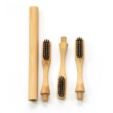 Diamond Shape Natural Bamboo Toothbrush with Soft Bristles
