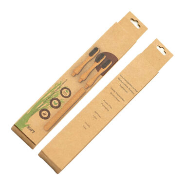 Diamond Shape Natural Bamboo Toothbrush with Soft Bristles