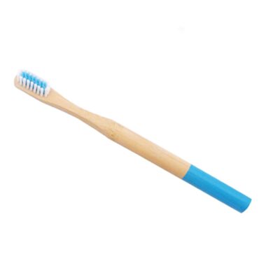 Eco-Friendly Bamboo Toothbrush with Nylon or Charcoal Bristles for Kids and Adults