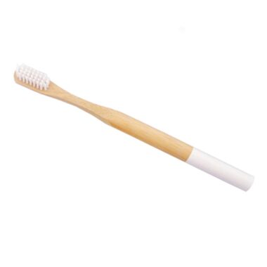 Eco-Friendly Bamboo Toothbrush with Nylon or Charcoal Bristles for Kids and Adults
