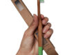 Eco-Friendly Bamboo Toothbrush with Nylon or Charcoal Bristles for Kids and Adults