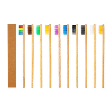 Degradable Bamboo Toothbrush Family Pack with Adult and Kids Brushes