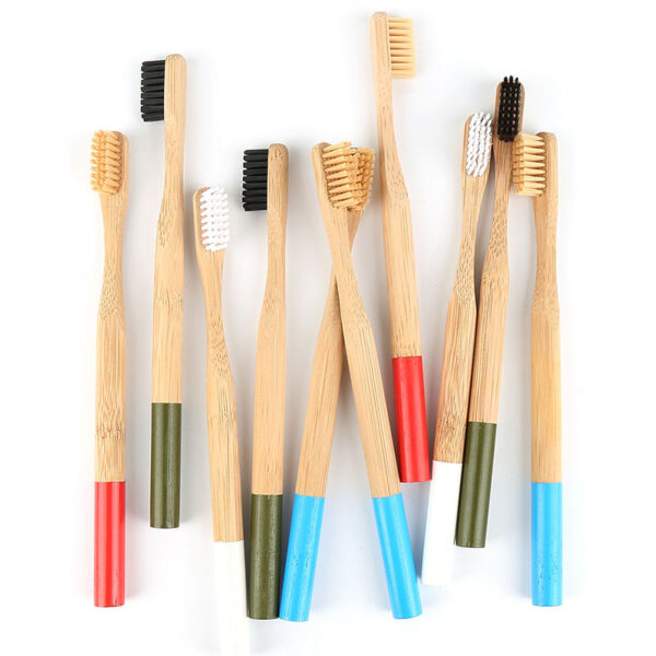 Free Sample 100% Biodegradable Natural Bamboo Toothbrush for Adults Eco Friendly (1) Free Sample Biodegradable Natural Bamboo Toothbrush for Adults
