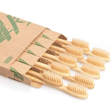 Free Sample Biodegradable Natural Bamboo Toothbrush for Adults