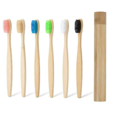 Free Sample Biodegradable Natural Bamboo Toothbrush for Adults