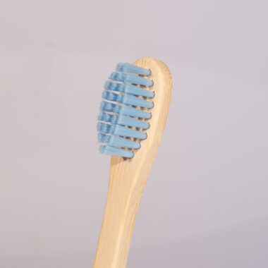 Custom Logo Adult Bamboo Toothbrush with Soft Nylon Bristles