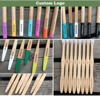 Disposable Eco-Friendly Bamboo Toothbrush for Hotel Amenities