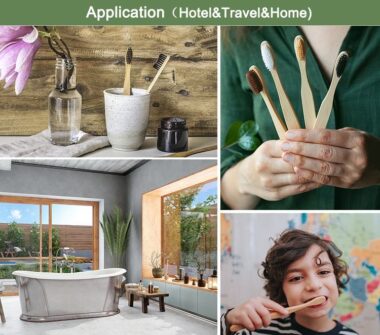 Disposable Eco-Friendly Bamboo Toothbrush for Hotel Amenities
