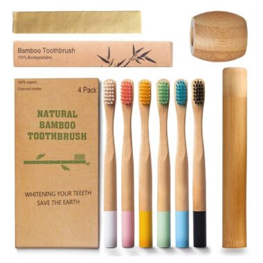 Disposable Eco-Friendly Bamboo Toothbrush for Hotel Amenities