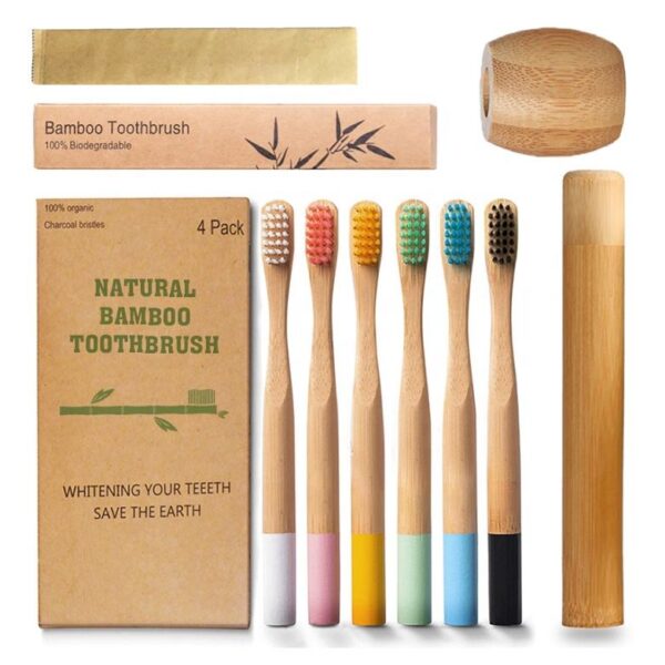 Disposable Eco-Friendly Bamboo Toothbrush for Hotel Amenities