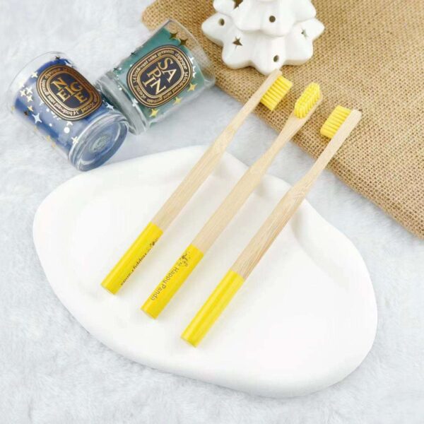 Organic Biodegradable Bamboo Toothbrush for Adults