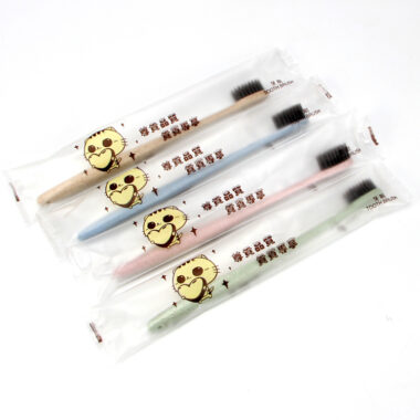 Disposable Wheat Straw Toothbrush for Couples – Small Head, Soft Bristles