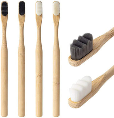 Ultra Soft 10000 Bristle Bamboo Toothbrush for Sensitive Teeth