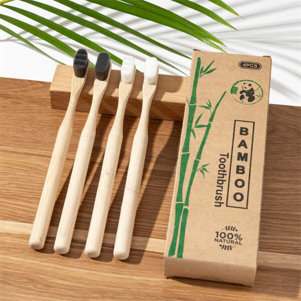 Ultra Soft 10000 Bristle Bamboo Toothbrush for Sensitive Teeth